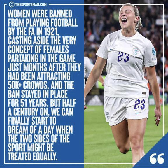 Congrats 🎉 <a href="/Lionesses/">Lionesses</a> !!! I believe this was more than a game of football, more than a big Final… if women had not been prevented from playing football 💭… The Beautiful Game is for ALL!