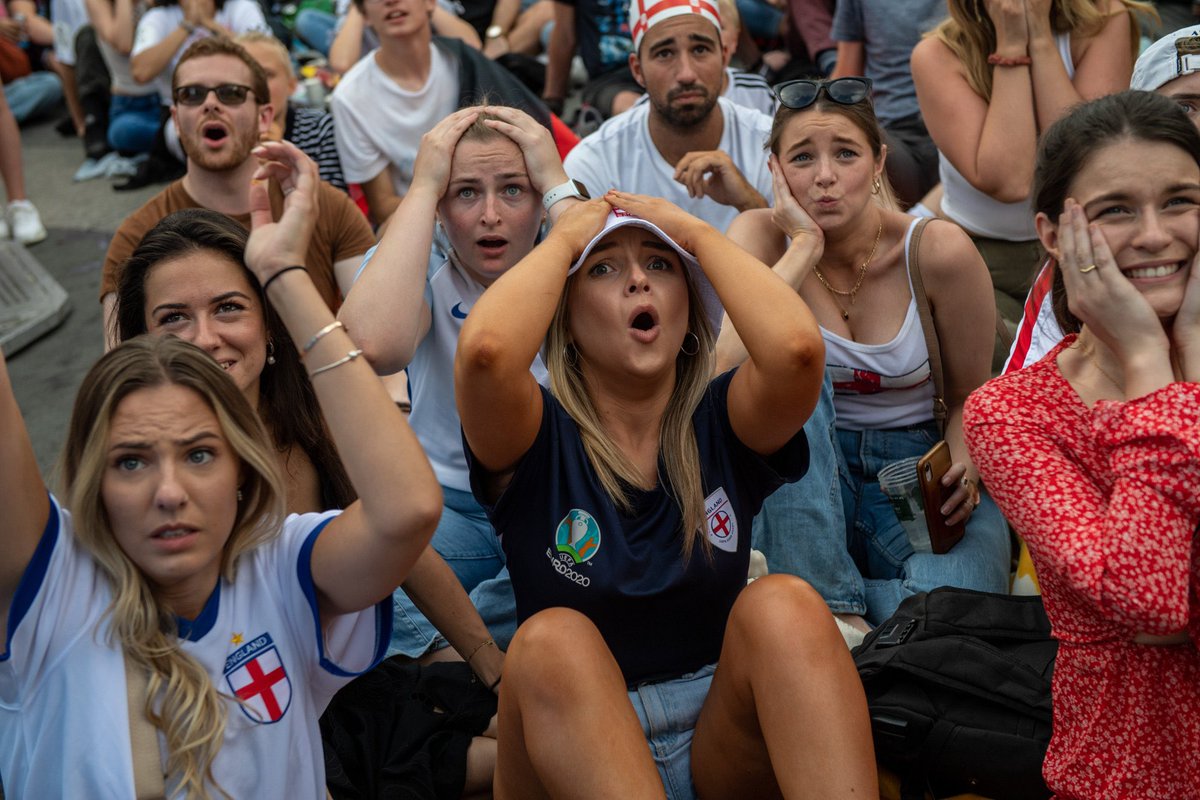 SoccerMarketer's tweet photo. Historic day for the women’s game and global sport overall - remember this moment #euro22final https://t.co/F9yH6V5iXu