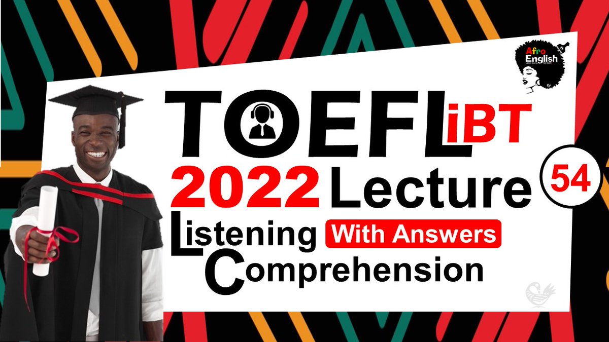 AfroEnglish's tweet photo. If you are preparing to take the TOEFL iBT, you need to do a lot of practice! Try this TOEFL 2022 listening practice today. https://t.co/sc7XZcALnm
#TOEFL #TOEIC #EnglishLanguage #toeflpractice #englishlearning https://t.co/Ef83IUdj7T