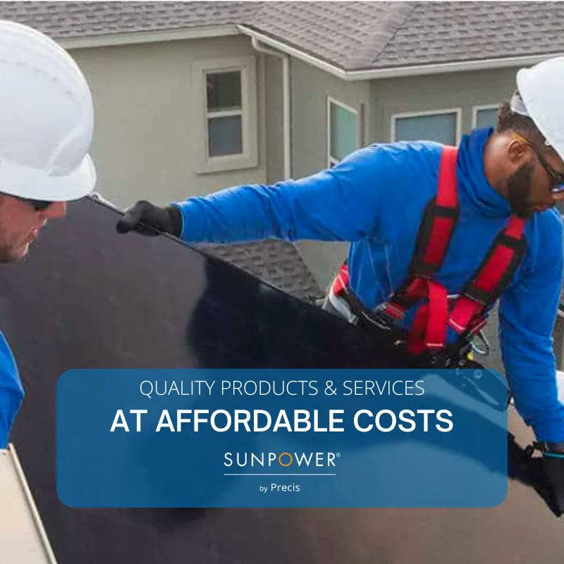 PrecisSolar's tweet image. SunPower by Precis offers the best technology, design and craftsmanship carried out by our knowledgeable and experienced team! Start your journey at precissolar.com #dontmissout #gosolarnow #Solar #Summer #Environment #Ocean #Beach #Climate