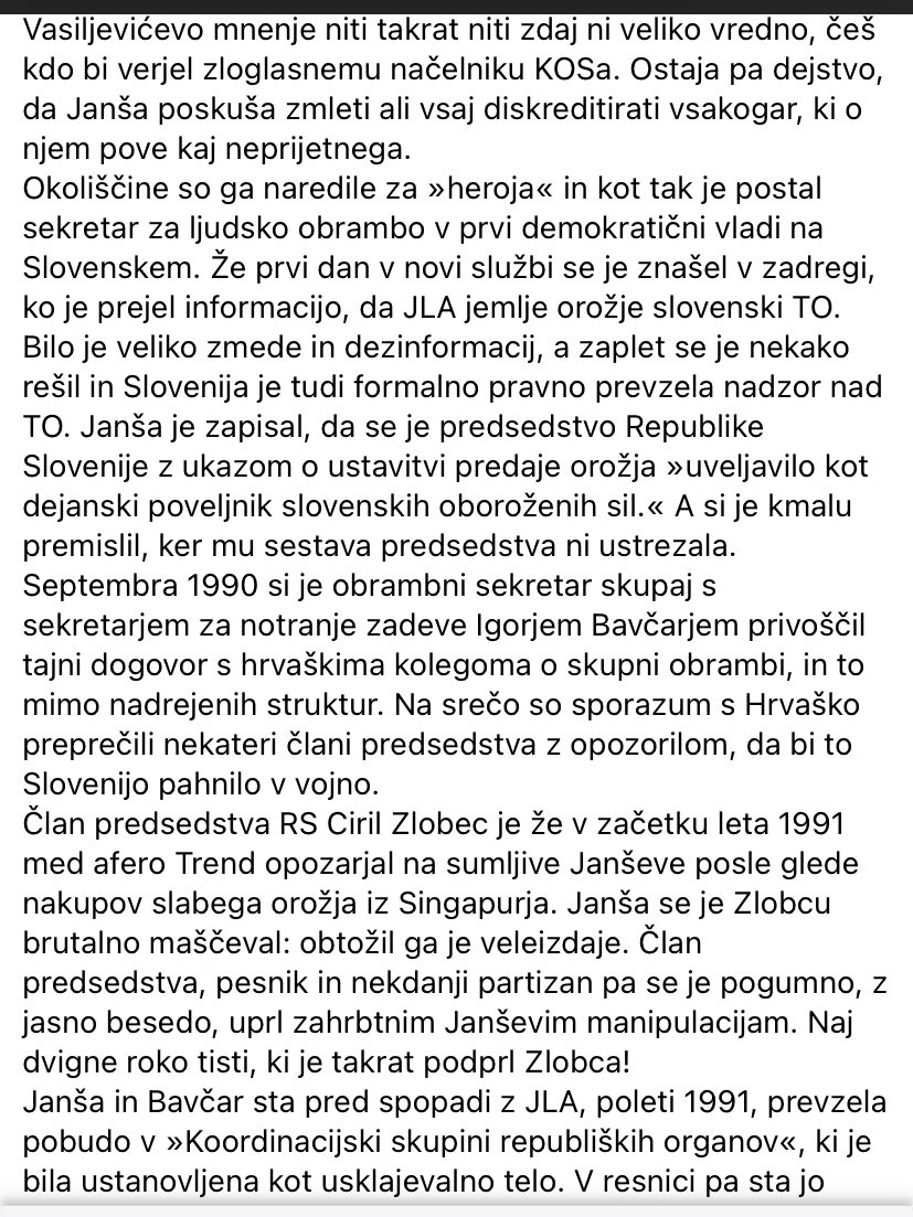 CloudyTasa's tweet photo. Zakaj je treba znova in znova reci ne jansizmu https://t.co/HK31X3UIZk