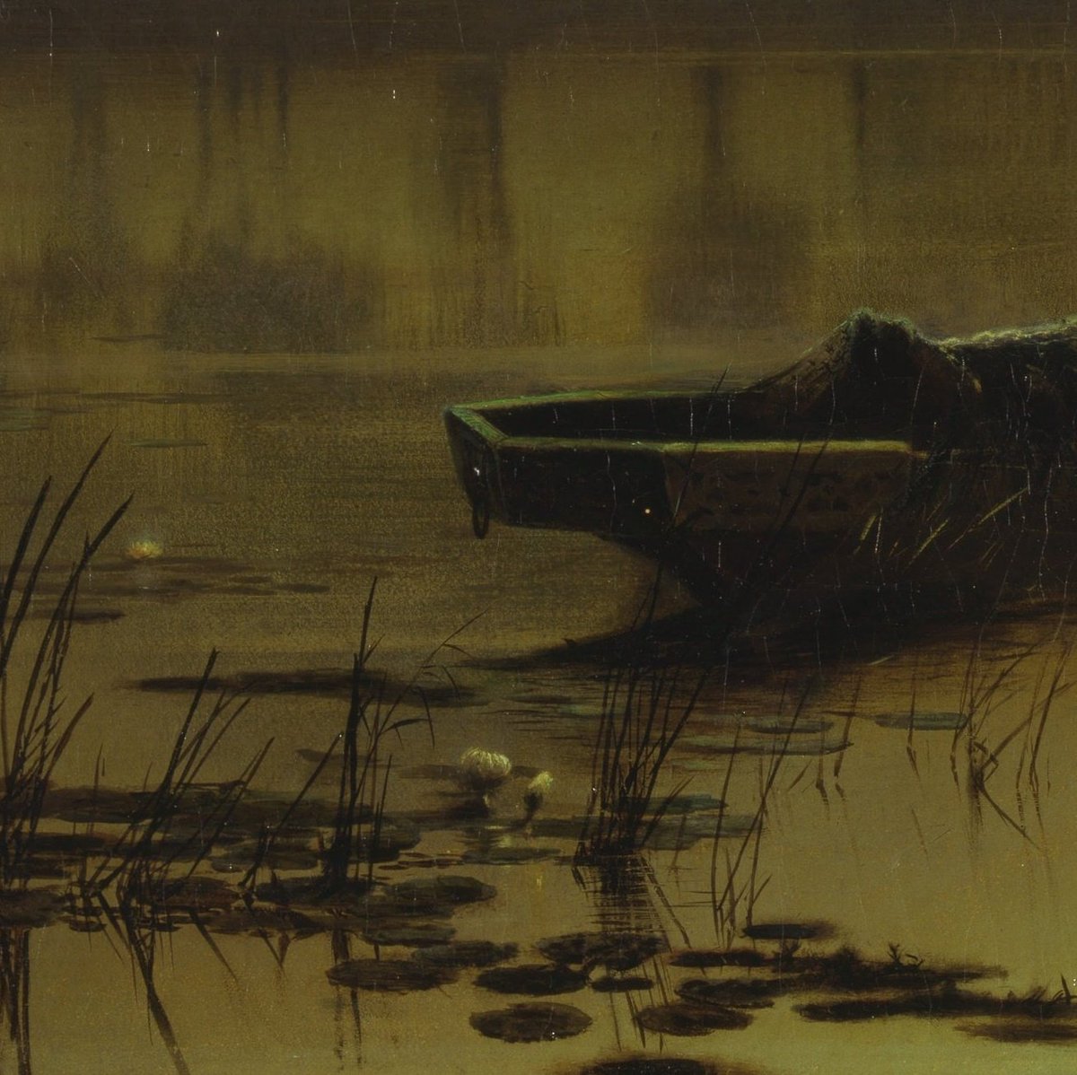 the lady of shalott by john atkinson grimshaw, ca. 1875