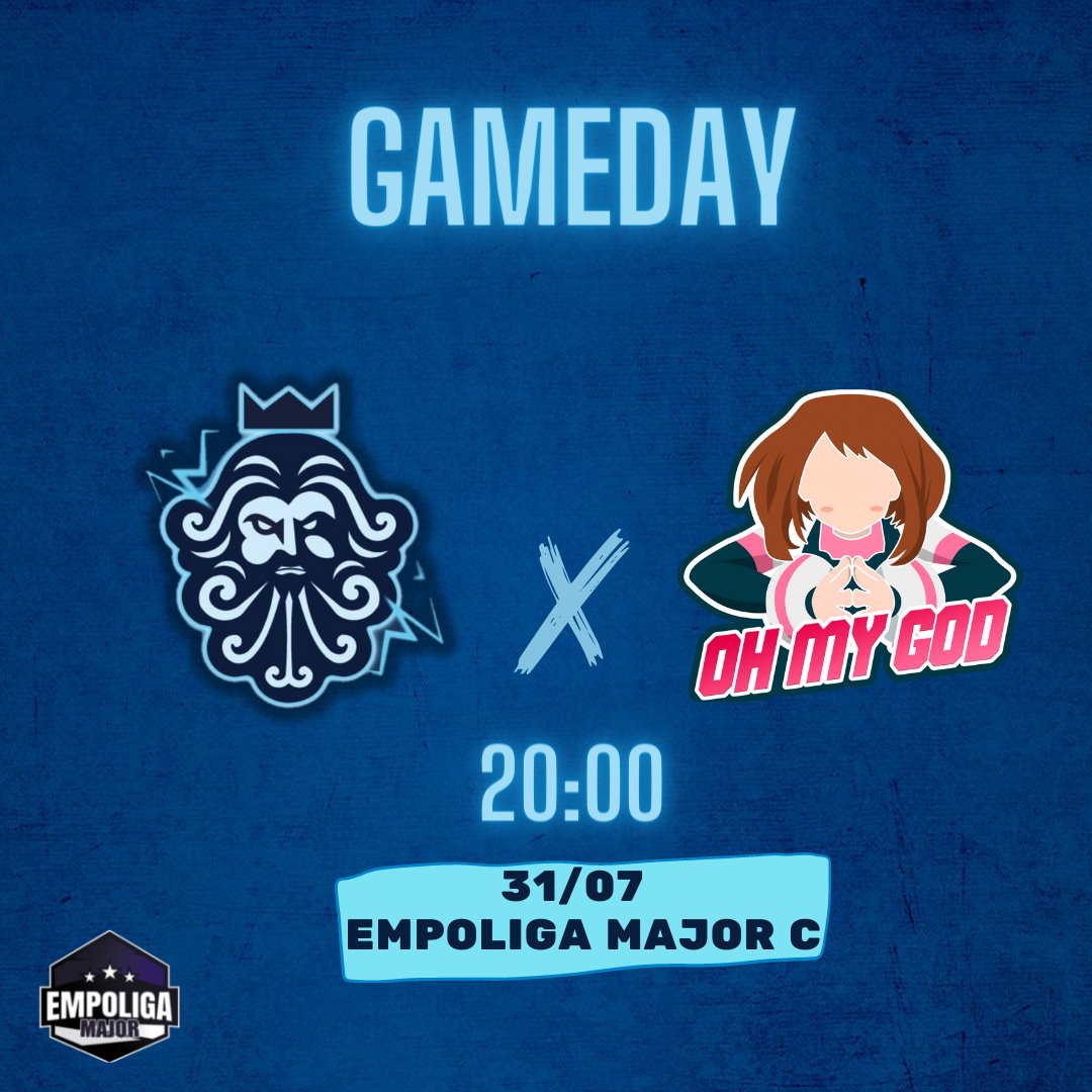 protocolozeus's tweet image. Dia de jogo na Empoliga Major C rapeize!

Anotem ai:
⏰ 20:00
⚔️ @OhMyGodGaming1 

🗒️ MD2
📺 Sem transmissão 😢
#GOPTZ⚡️