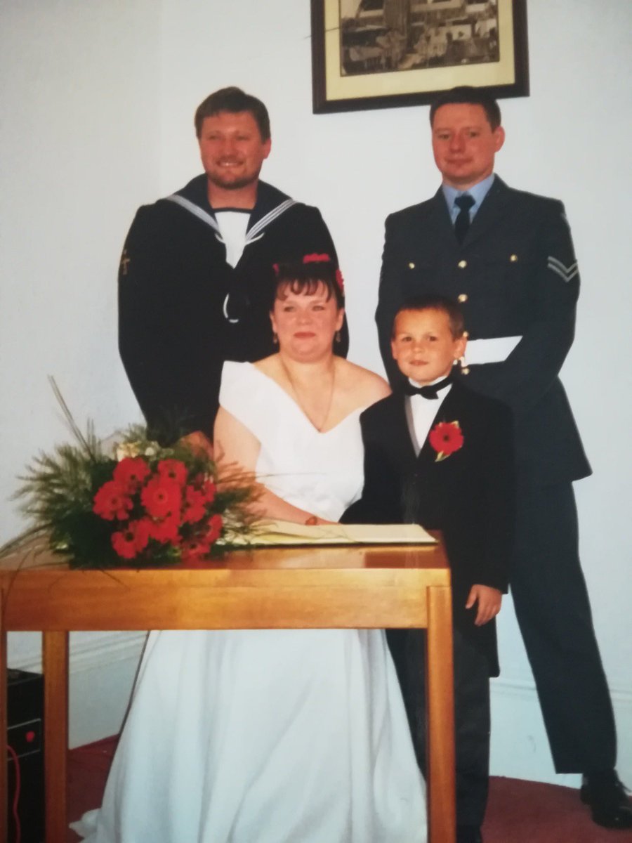of_herbert's tweet photo. 23 years ago today, we got married for the first time xxx https://t.co/cysdeoFPtq