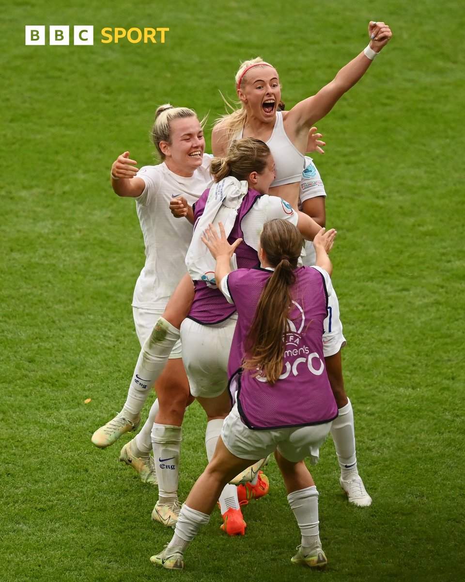 Theevilgranny's tweet photo. Awesome! And way more than just a Euro title. For every kid like me, banned from playing footie at school and told 'football isn't for girls', this moment has been a long long time coming.  #Lionesses #WEuro2022Final https://t.co/CFXw9gSIhK