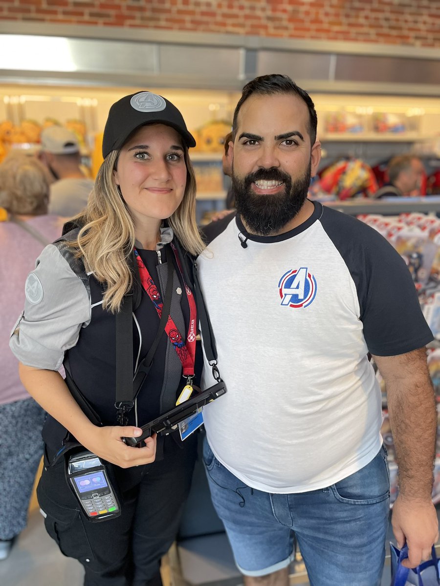 DaniMoreMagic's tweet photo. @DLPHelp @DisneyParis_EN #castcompliment Cheers for Laura from Mission Equipment. The last July 24th at 10am she helped us with everything we needed know about the #AvengersCampusParis merchandise!! https://t.co/76LF5FS8Va