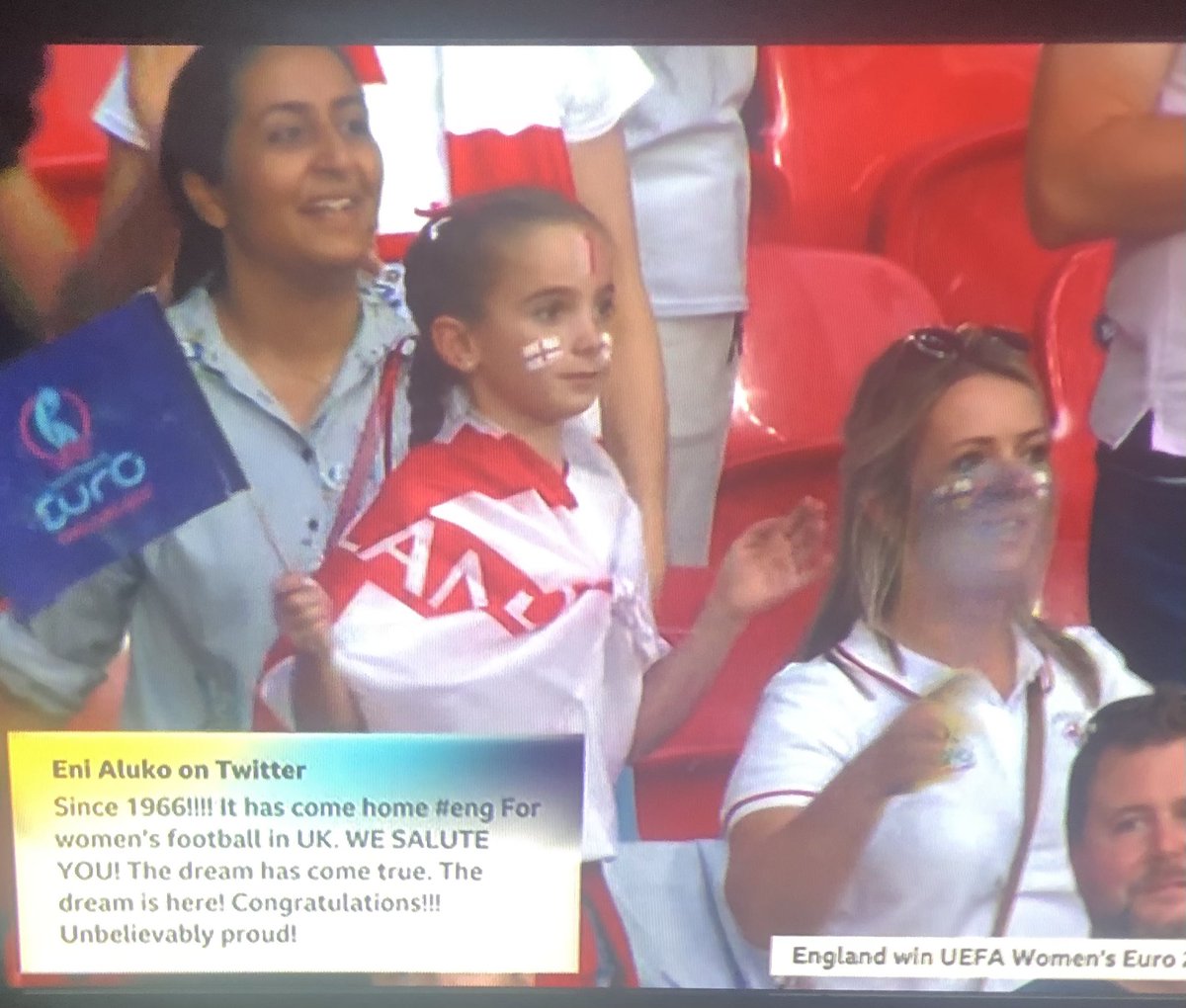 Massive congratulations to #Lionesses How very special. The epitome of a winning culture with exemplary leadership shining through. And to every player upon who’s shoulders these giants have stood - thank you too! @EniAlu Inspiring the next generation!