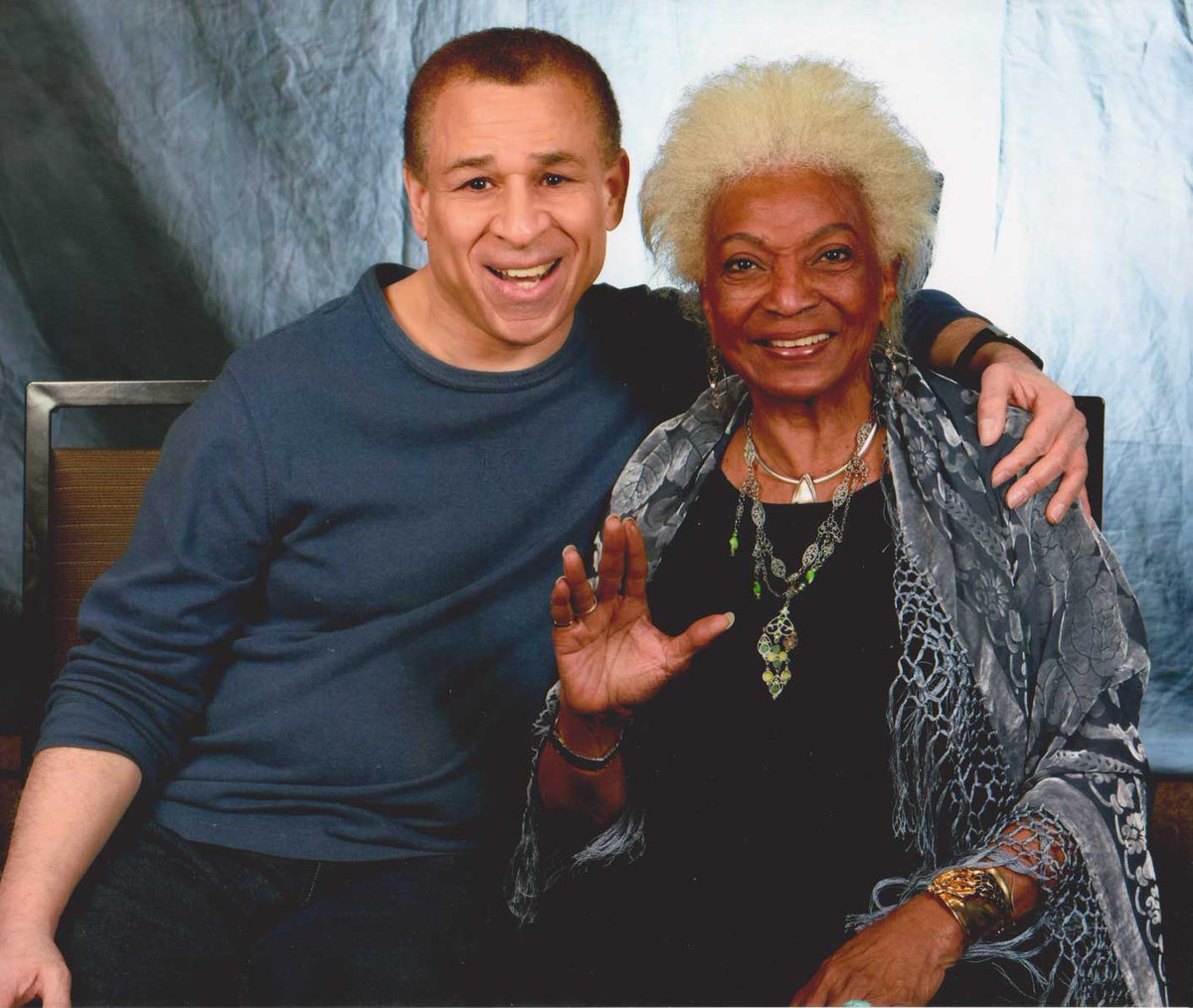 I'm devastated to learn that the legendary NICHELLE NICHOLS has died. I had many opportunities to spend time with her. She was the voice of Blade's mother in my SPIDER-MAN animated series. She will be GREATLY missed. RIP to the amazing NICHELLE NICHOLS.