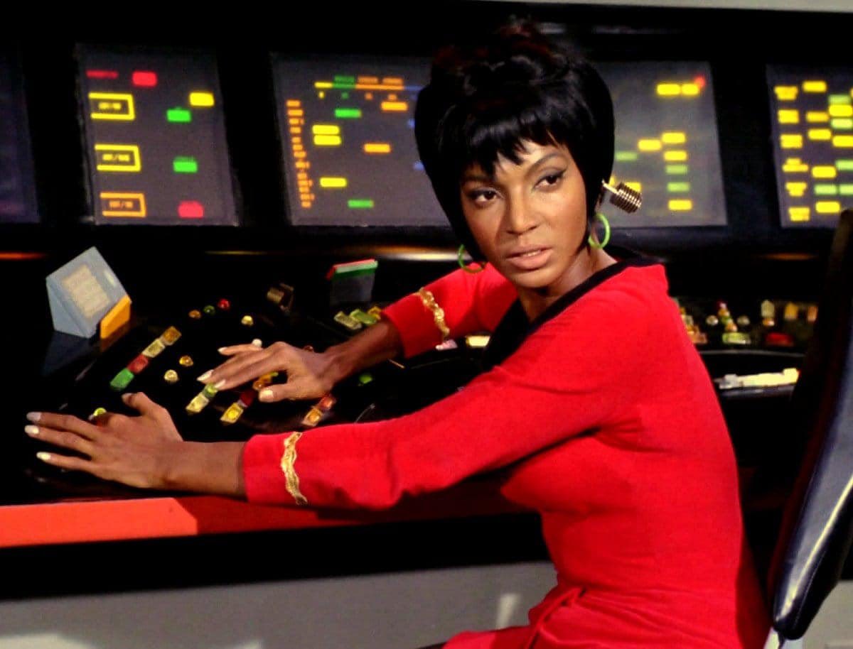 MovingImageNYC's tweet image. RIP Nichelle Nichols (1932-2022). Best known for her groundbreaking work on STAR TREK, Nichols also spent decades championing NASA and worked to help diversify their astronaut program.