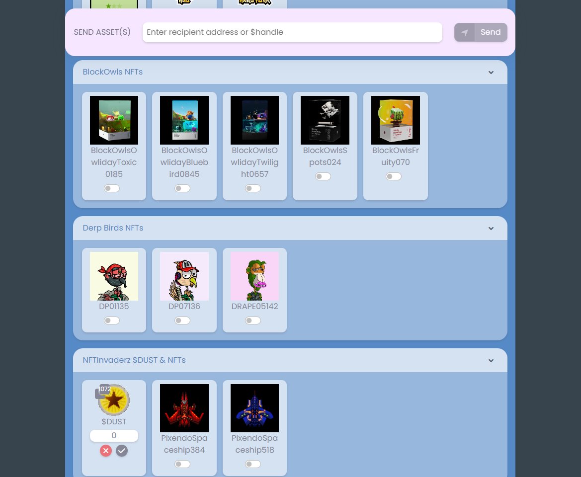 Our very own cross-platform light wallet has just been updated with support for <a href="/nftinvaderz/">NFT INV₳DERZ 👾 | UTILITY DRIVEN NFTS 🪙</a> assets! From now on, you'll be able to view and interact with your $DUST tokens and #Pixendo spaceship #NFTs directly from #RaggiePurrse!

#CardanoCommunity #CNFTCommunity