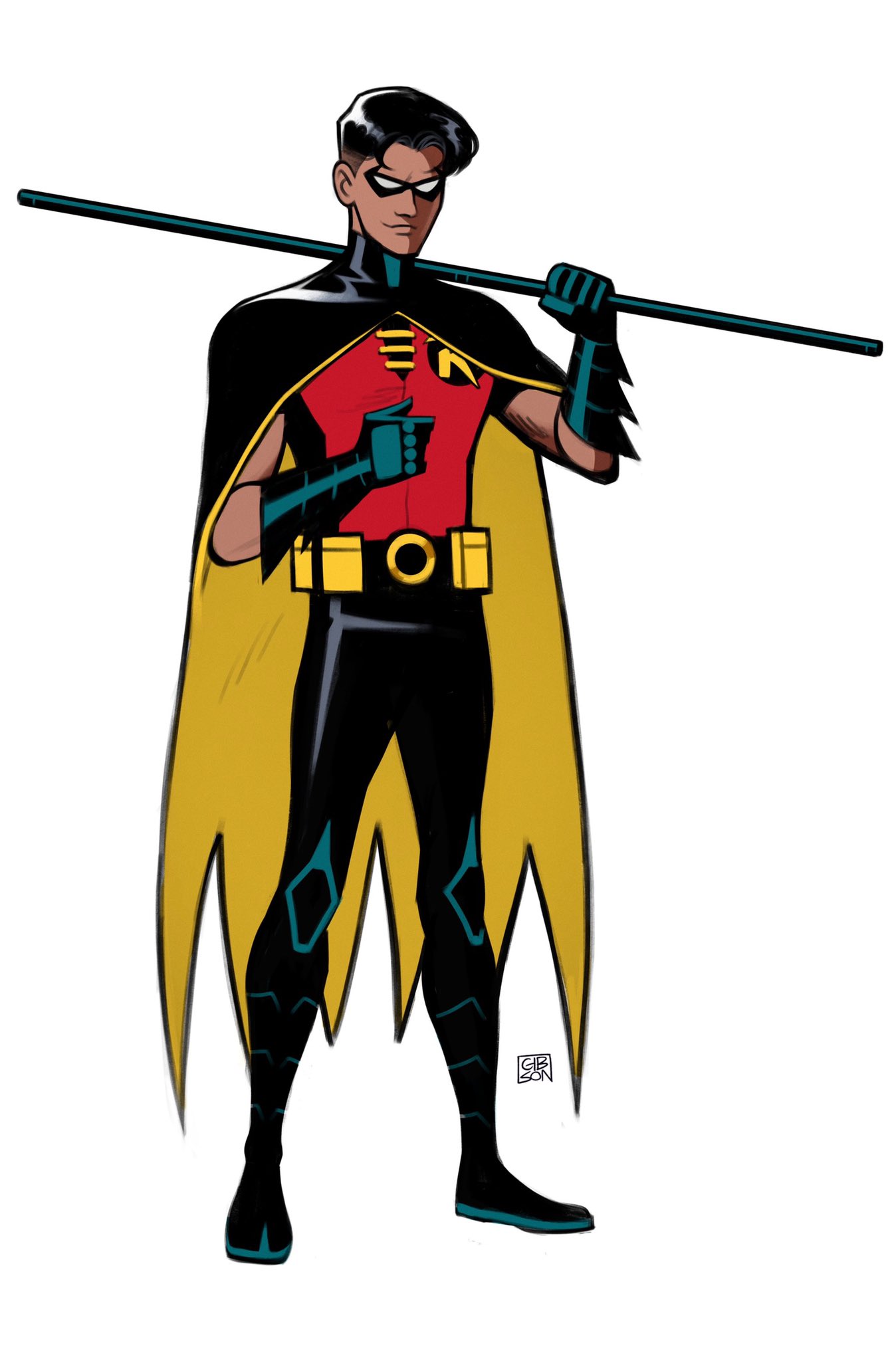 jordangibson.bsky.social on Twitter: "Took a shot at drawing Tim Drake in his modern Robin costume. I had to push the cape a little more Gatchaman than Batman. https://t.co/iLTQdb1M4o" X