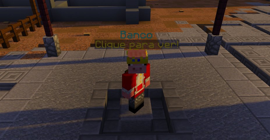 💸 Sabia que temos o /banco? Um método que você pode comprar itens do site ou até mesmo sacar o dinheiro conquistado in-game.

Venha jogar em: redescreen.com (versão 1.8.x)