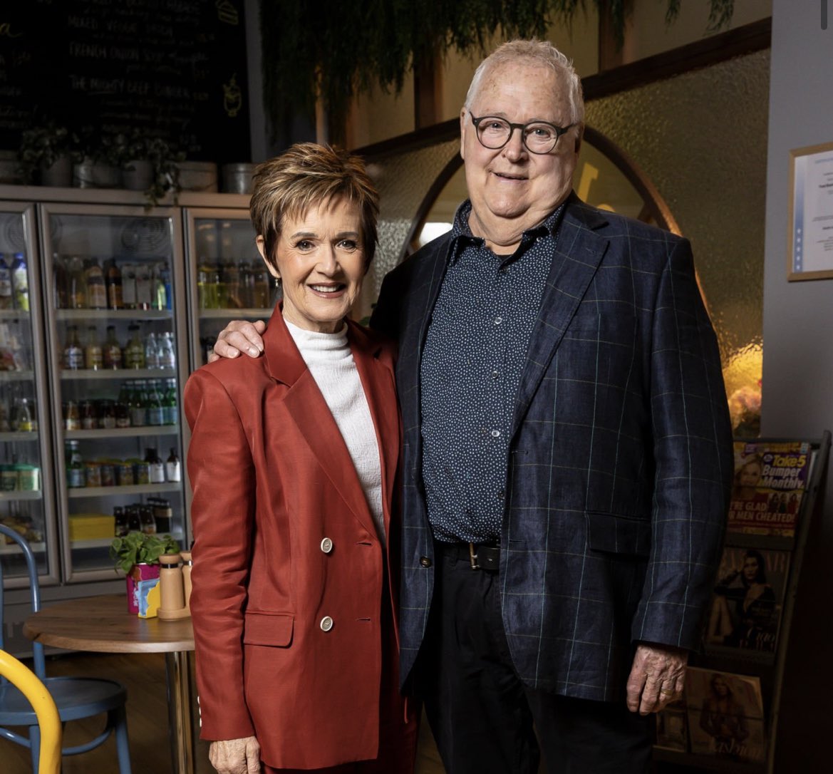 Jackie &amp; Ian Smith attending the #Neighbours finale event. #CelebratingNeighbours #SusanKennedy #HaroldBishop 
📸: GettyImages