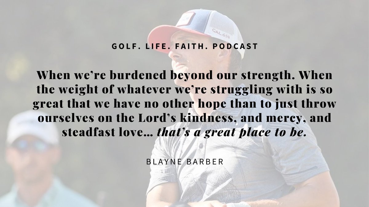 CGFtweet's tweet photo. 🚨🎙️New Podcast Out🎙️🚨

7. Blayne Barber

🔘 Current golf update
🔘 Career vs. Calling
🔘 Rejoicing always
🔘 Fitness journey and advise
🔘 Anxiety and fear in life and golf
🔘 Walking in the light 
🔘 Rapid fire questions

#GolfLifeFaith
#LinksToPodAreBelow https://t.co/zU8dx78jUQ
