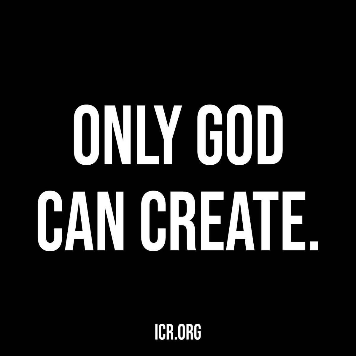 ICRscience's tweet photo. 🧬 Only God can create.
#GodIsCreator #CreationScience https://t.co/CHATWUGB2B