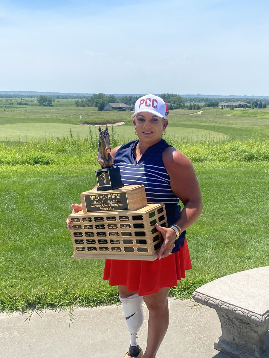 Women’s Club Champion, Mandi Sedlak!!! golfgenius.com/pages/86569815…. #FeartheWooga #ClubChampionship #WildHorse