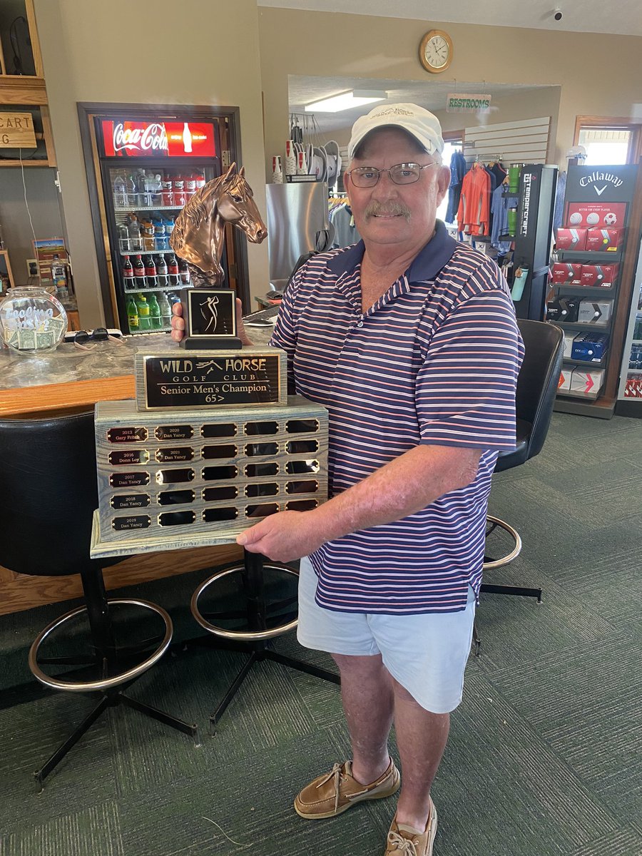 Silver & Senior Club Champ, Dan Yancey!!! golfgenius.com/pages/86569815…. #FeartheWooga #ClubChampionship #WildHorse