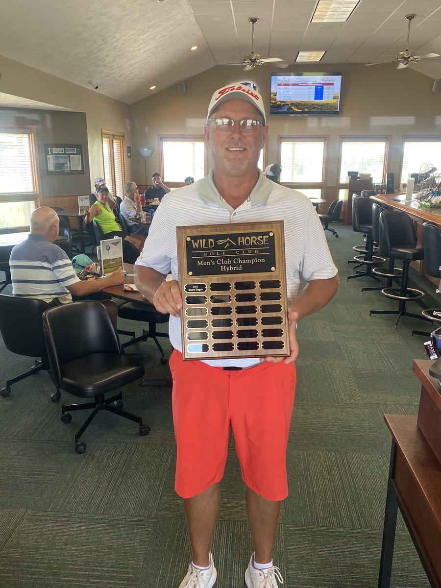 Hybrid Club Champion, Mike Nichols!!! golfgenius.com/pages/86569815…. #FeartheWooga #ClubChampionship #WildHorse