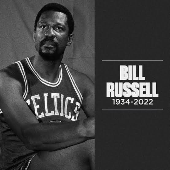 Maior ícone do basquete mundial, <a href="/RealBillRussell/">TheBillRussell</a> nos deixa aos 88 anos. Um gigante de 2m08 e eterno pivô da camisa 6 nos 🇺🇸!
🥇Ouro olímpico em Melbourne'56
🏀11x Campeão da NBA - 5x MVP - 12x All-Star
⛹️13 anos de carreira
🖥️basketball-reference.com/players/r/russ…