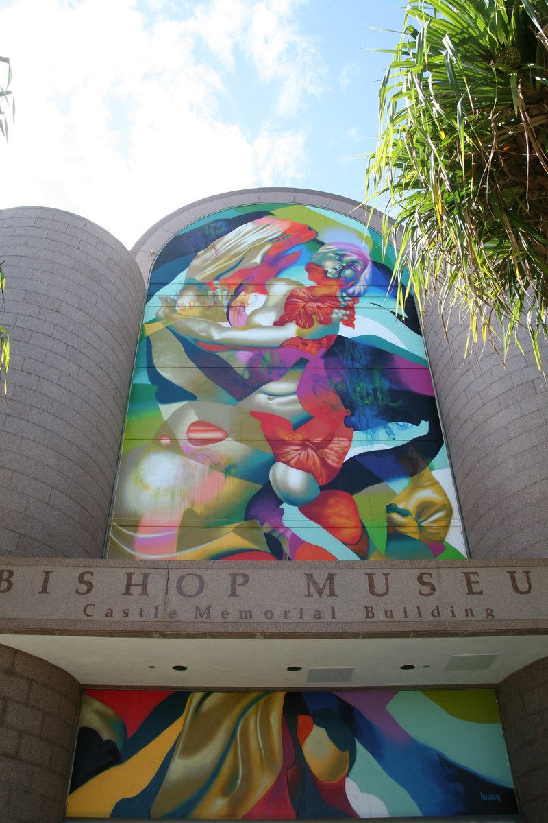 Bishop Museum's campus murals provide an immersive art experience that bridges traditional culture, creative expression, and indigenous perspectives.
BishopMuseum.org/Murals

Pictured: "Tsunami on the Institution" by Hueman.

#BishopMuseum #HawaiisMuseum