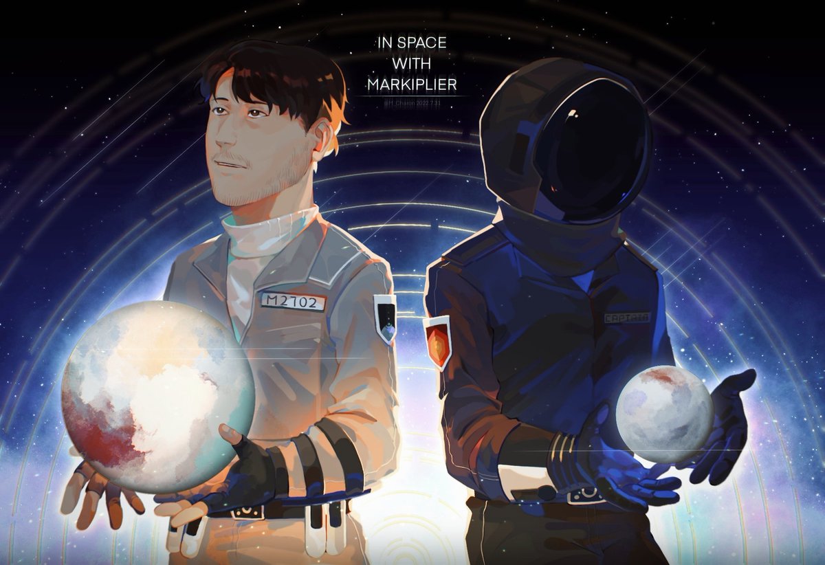 【Pluto and Charon】
At the edge of the solar system, no matter what happened, I will never leave you
#markiplier #iswm