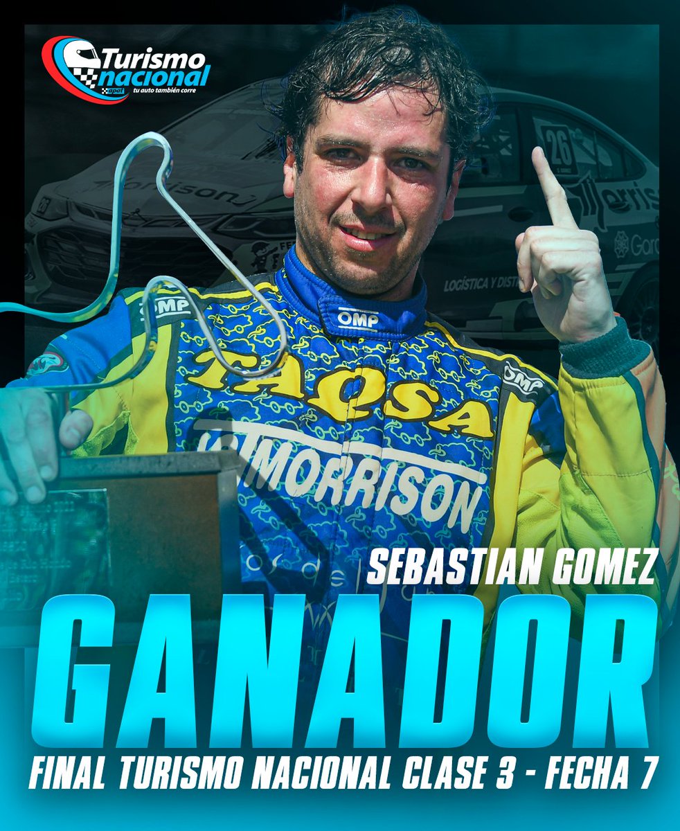 🥇 <a href="/SebaGomezTeam/">Seba Gómez</a> ganó la séptima fecha del #TurismoNacional en Termas de Río Hondo

#TNenTermas 🏁