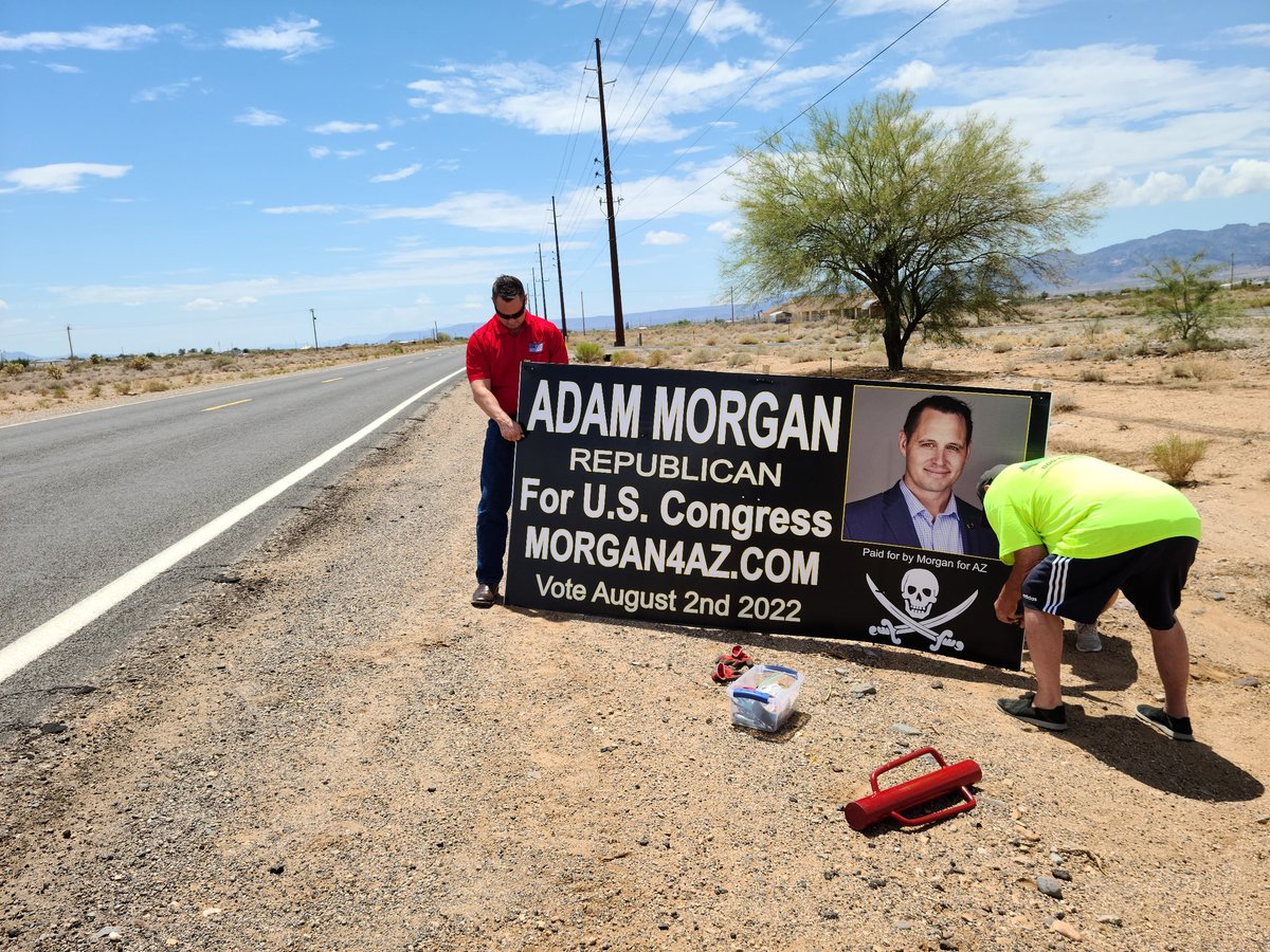 Morgan4Az's tweet photo. There are no secrets to our success. When you're out doing the work yourself, voters have a way of finding you.

Vote August 2nd: https://t.co/VRwys89teq

@azgop @RichardGrenell @brahmresnik #VoteThemAllOut2022 https://t.co/ZLjK7HbGPV