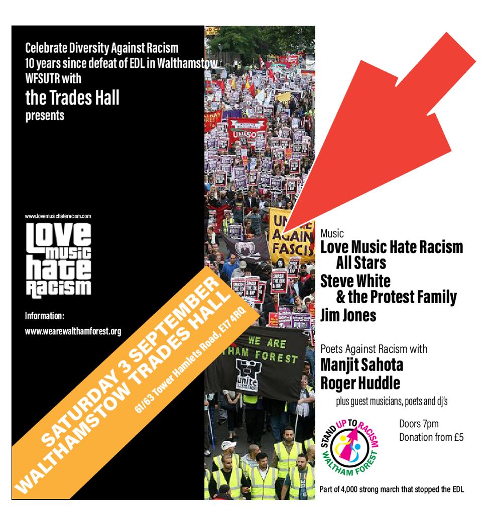 wfsutr's tweet photo. Stellar lineup @stowtradeshall 
@lmhrnational @jimjonescapo @ProtestFamily @ManjitSahota14 @rogerhuddle @WeAreWF https://t.co/naRE8HBGVd