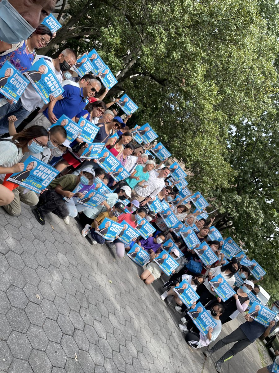 All out for <a href="/Iwen4NY/">Iwen Chu 曲怡文</a> today in #Brooklyn!