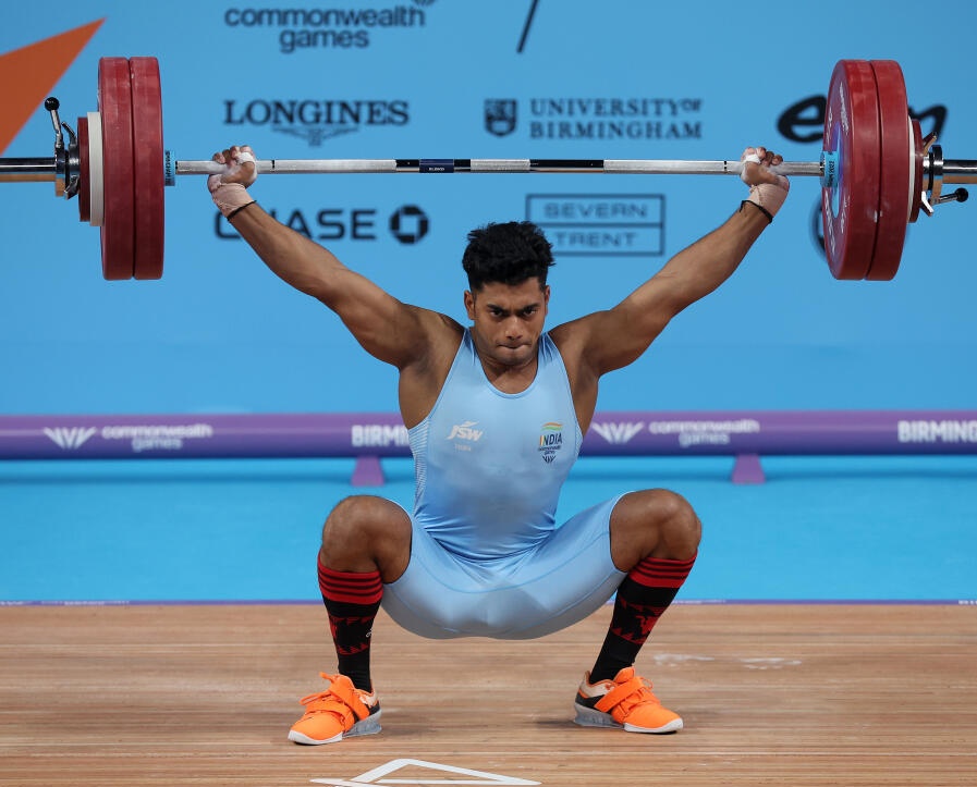 Image Achinta Sheuli wins Gold Medal in CWG 2022, Weightlifting 73 KG