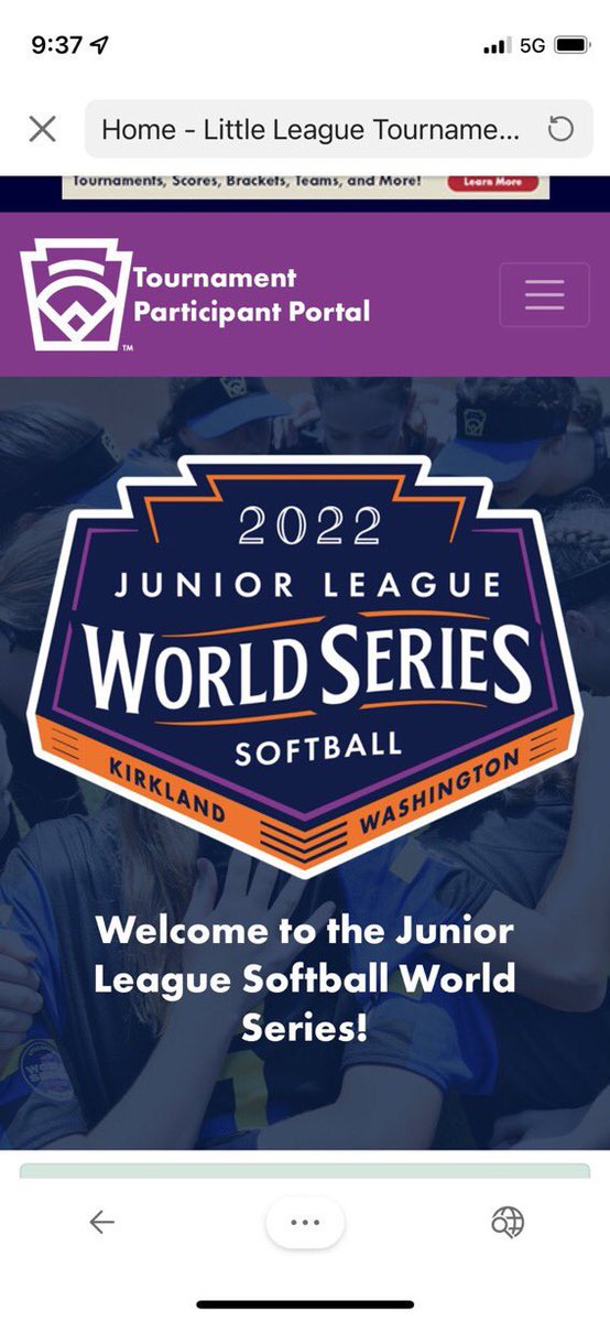 Day 1 of the Junior Softball World Series! I am so excited to represent team southeast. Check us out on ESPN + at 9:30 am Pacific!