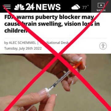Lilfeller_'s tweet photo. @AnnaForFlorida for everyone seeing this headline in the replies -

there were SIX cases among girls 7-12. these blockers were not taken for the purpose of gender affirming care and puberty blockers for afabs receiving GAC typically start at around 12 years old.
medicine is about harm reduction. https://t.co/LelKQtBRtV
