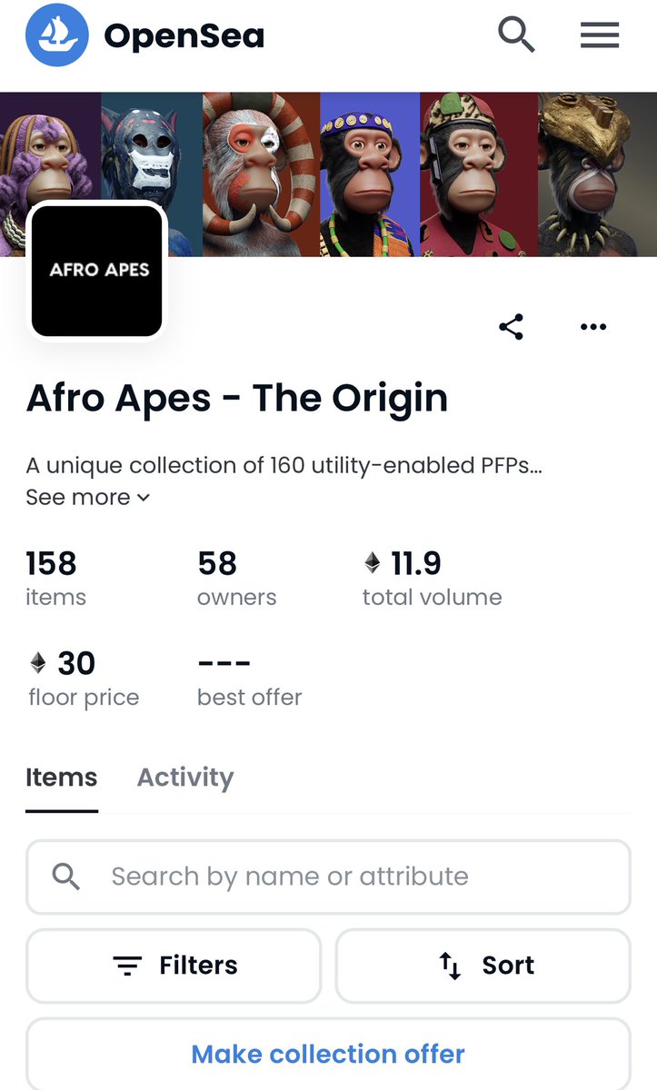 It’s a privilege to hold a project <a href="/afro_apes/">Afro Apes</a> where just one listing wow diamond” 💎 hands holding strong #NFTs #NFTCommmunity