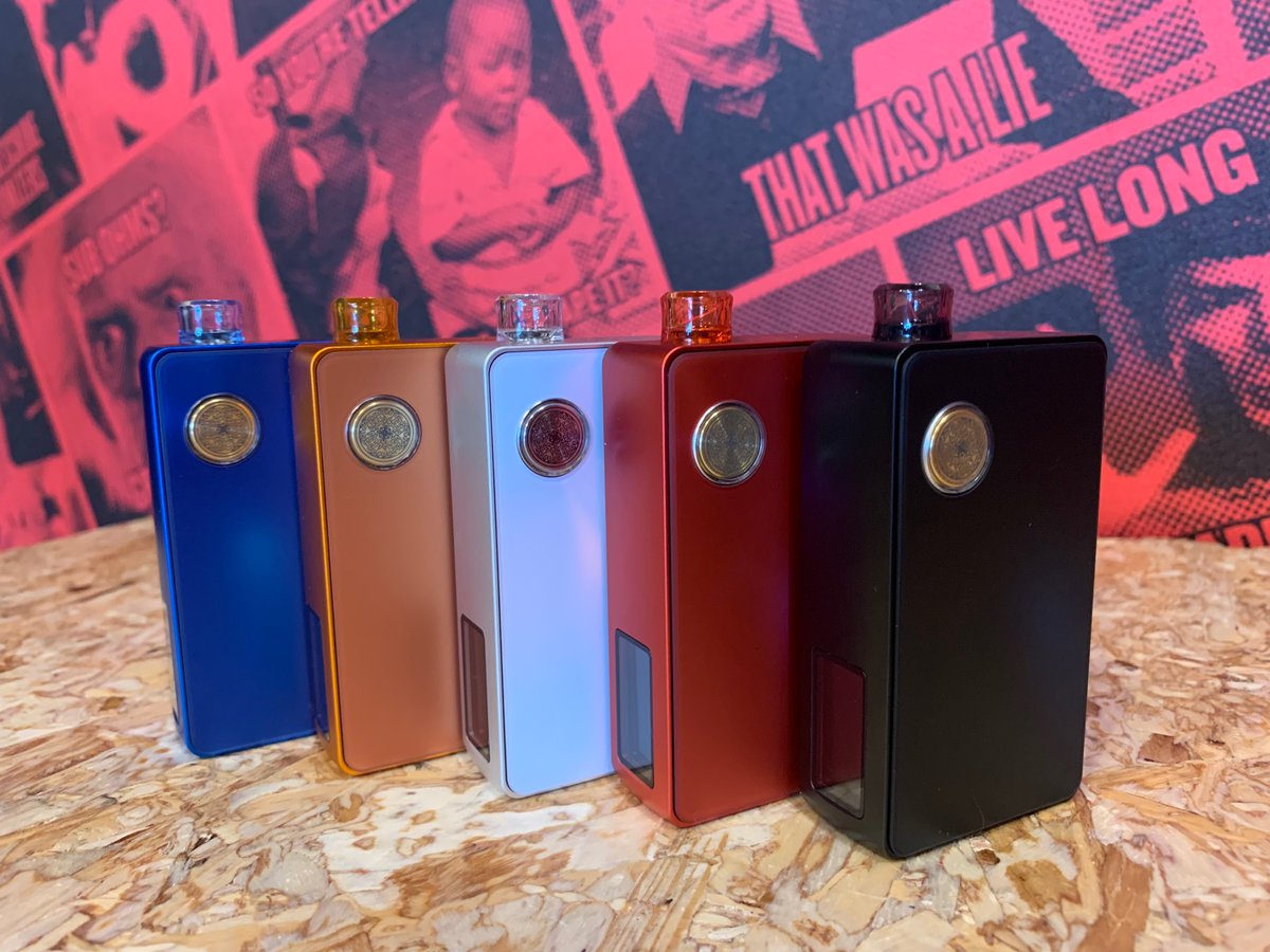 johnnyvapesgb's tweet photo. DotMod 220W box mod and AIOs are available at Johnny Vapes! Toss your favorite tank on the Dot Box, or go for the flexibility of an all-in-one device. A smooth hit and excellent build quality make these devices must haves!
#vapeshop #dotmod #localbusiness #vape https://t.co/zFxL2dxaTS