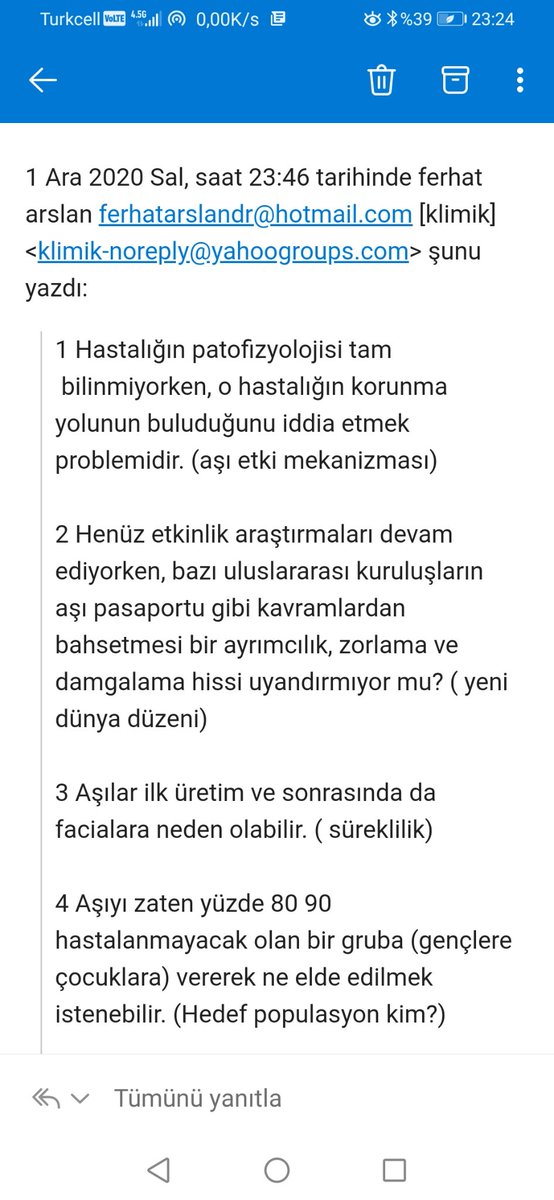 Sizlerden şimdi atacağım tweeti lütfen retweet yapmanızı isteyeceğim. Bakalım akademisyen olarak görevimi tam zamanında yerine getirmiş miyim? Lütfen okuyunuz