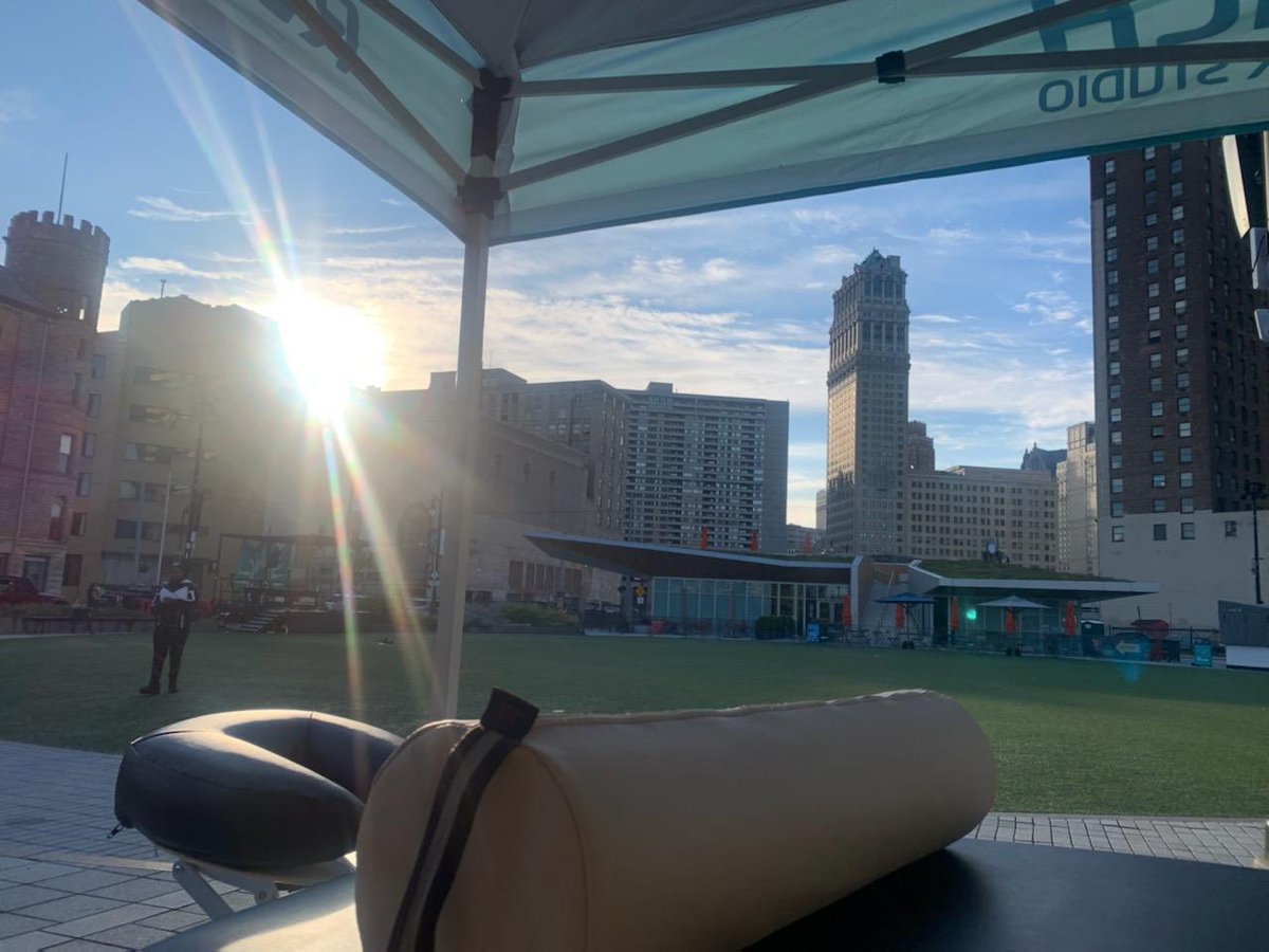 ReachBodywork's tweet image. We had a blast this morning providing demonstrations of our work at Fitness in the Park in Detroit!