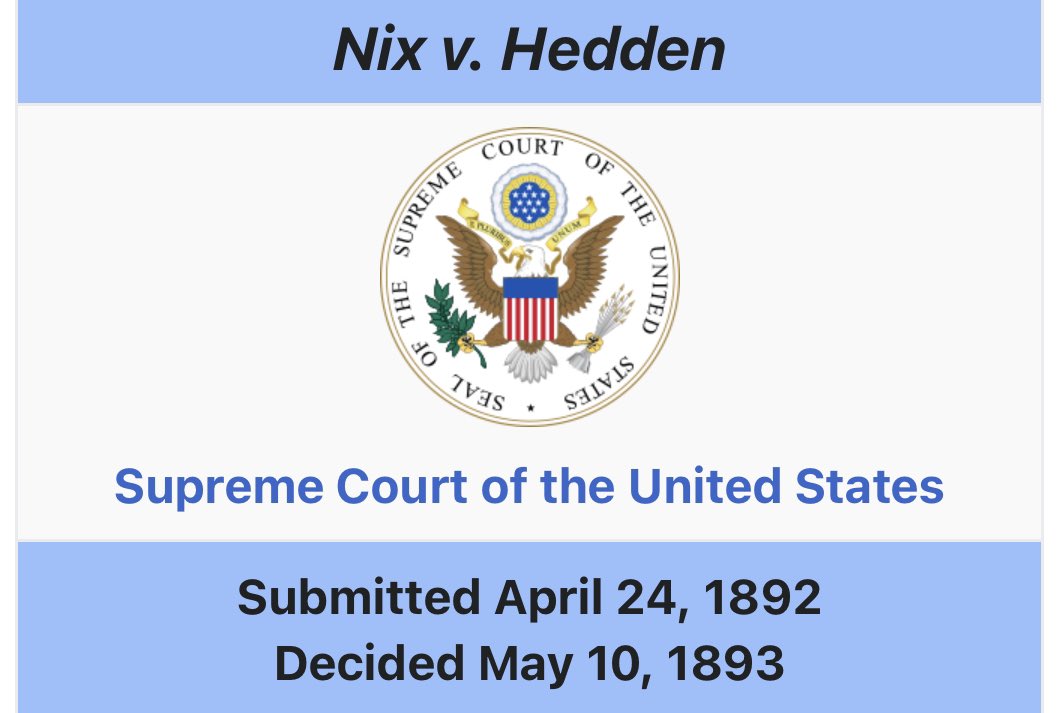 ampol_moment's tweet photo. SCOTUS case Nix v. Hedden

The Supreme Court declares that tomatoes are vegetables. (1893) https://t.co/rRb1LEVaGt
