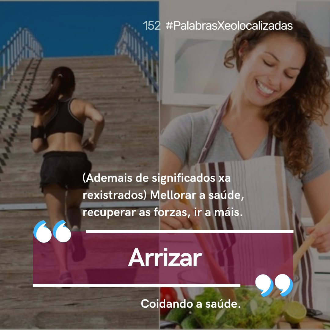 📝 | (Ademais de significados xa rexistrados) Mellorar a saúde, recuperar as forzas, ir a máis.

📍 | San Martiño (Vilaboa do Morrazo).

👤 | Sé Anxo Rosales González.

📬 | <a href="/Cadahiacurrelos/">O Cadahía🛰🇵🇸</a>

| 1️⃣5️⃣2️⃣ | #PalabrasXeolocalizadas |
● Coidando a saúde.