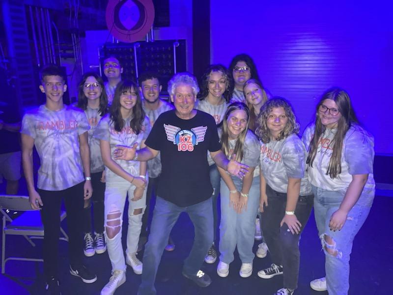 Scott found the <a href="/RamblerReady/">LaFayette Ramblers</a> chorus backstage before they hit the stage at <a href="/ForeignerMusic/">Foreigner</a>.