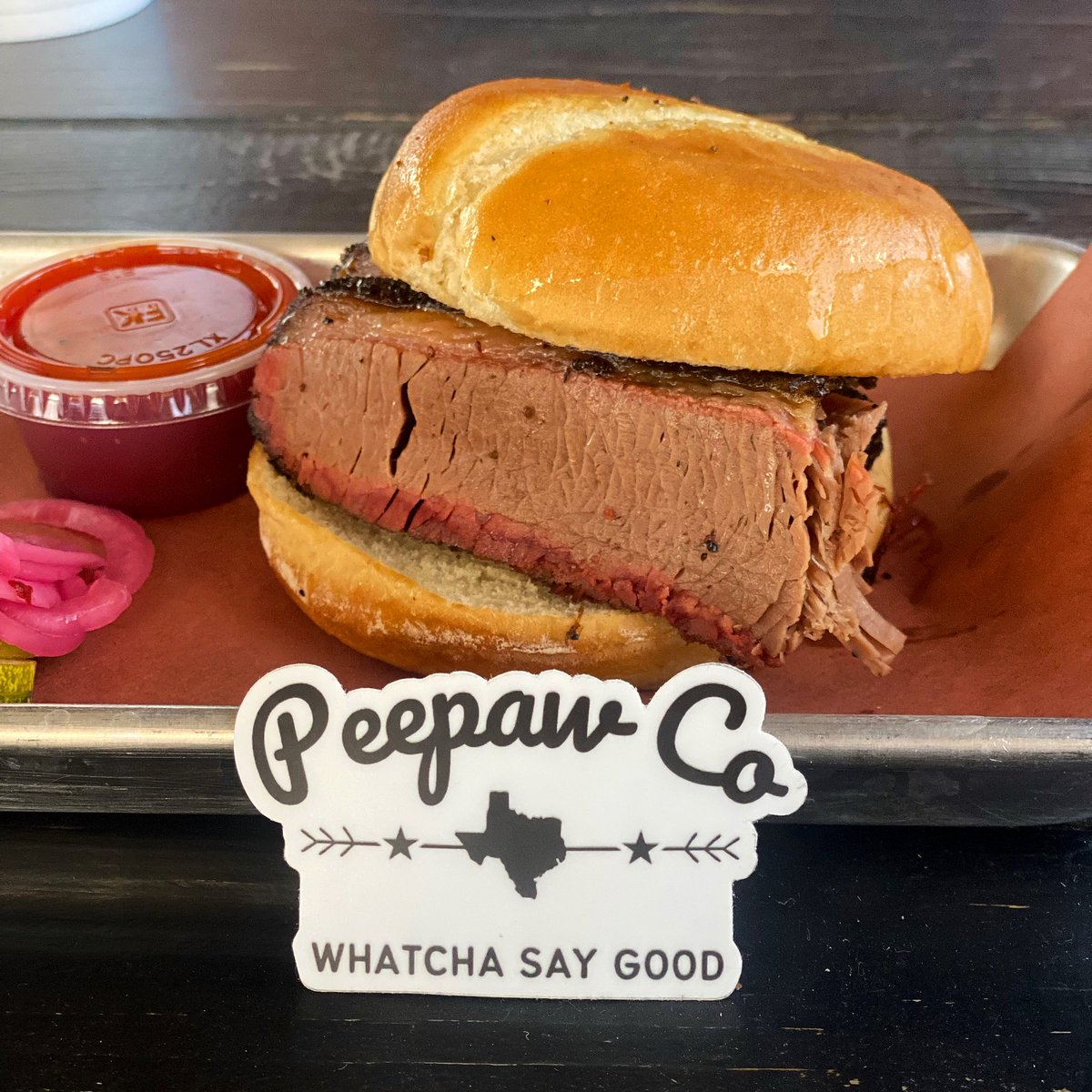 PeepawCo's tweet photo. Road trips = BBQ stops 

Check out our new Peepaw Sticker! Comment below for a chance to win a Peepaw Koozie and Sticker 👇🏼

#PeepawCo #Peepaw #RopeHat #RopeHats #Texas #TexasApparel https://t.co/uxYK3BYfNh