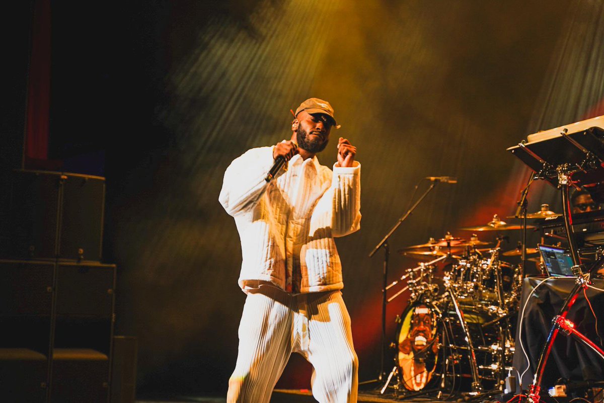 LIMFestival's tweet photo. The incredible @KojeyRadical on stage now for #LIMF2022 @MandSBankArena ๐๐ฅ https://t.co/N1ktyuESDH