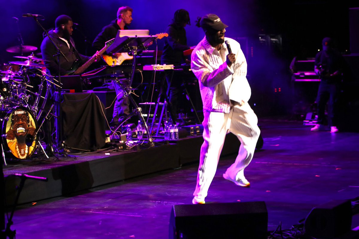 LIMFestival's tweet photo. The incredible @KojeyRadical on stage now for #LIMF2022 @MandSBankArena ๐๐ฅ https://t.co/N1ktyuESDH