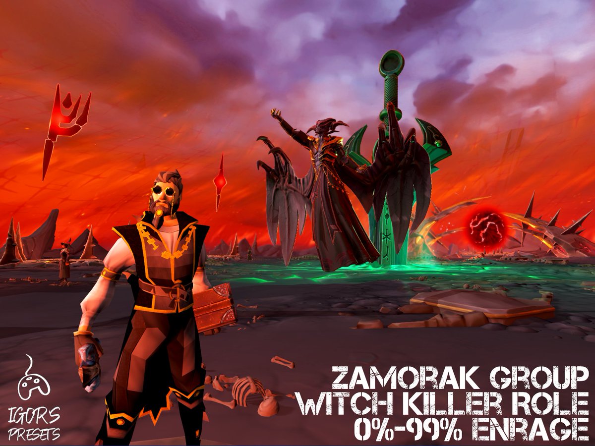 Zamorak Group 0%-99% Presets updated to include General PVM Preset alarms.
linktr.ee/igorspresets