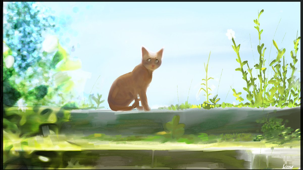 LizzytheL's tweet photo. One of most beautiful games I've seen since rdr 2 #stray #strayfanart https://t.co/DAeGFRepNp
