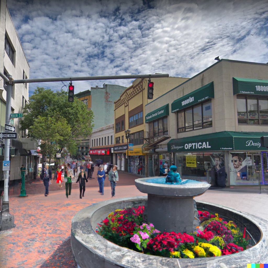 AIgenerated street transformations on Twitter "Broadway (Yonkers, New
