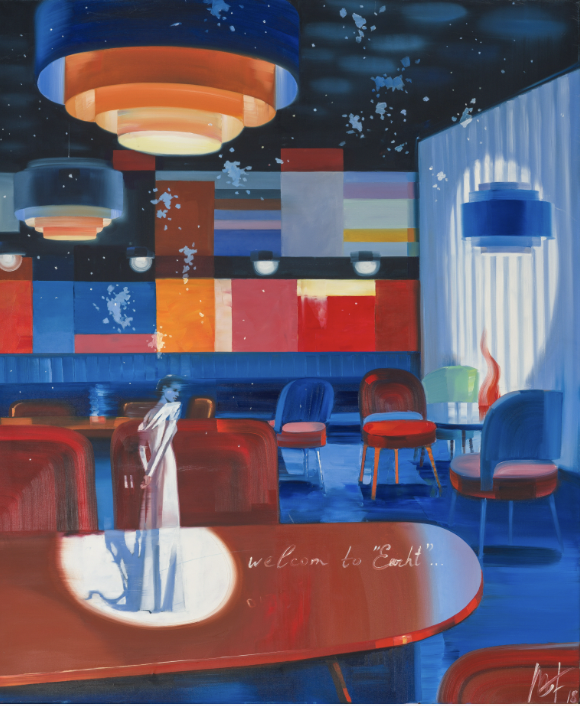 Cosmodreams_art's tweet photo. Café Earth is located on a far-away planet, in another galaxy. During Earth-inspired nights, space travelers can relax in its comfortable retro-inspired surroundings. #cosmodreams_art #art #artfinder #artmuseu #artist #travel #spacetravel #galaxy #spacenews #café #atmosphere https://t.co/F9WIR8ARp0