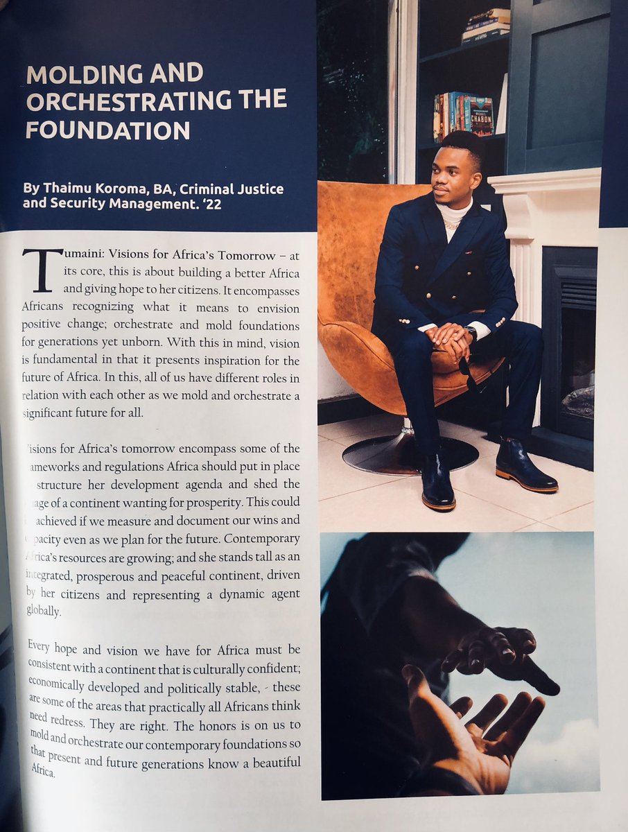 JoshThaimu's tweet photo. Congratulations to @africanazarene uni. class of 2022.

If there is one thing I love to do, writing is one of them. Here's my 3rd Article published by Aspire Magazine, Africa Nazarene University. What an honor to be a part of this project. https://t.co/DXayUGvoSt