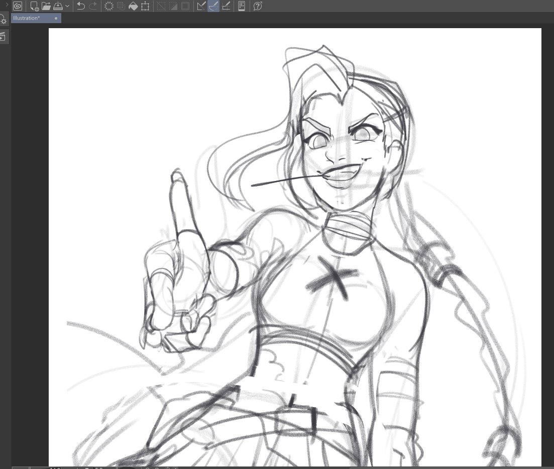 working on some jinx fanart 💖 