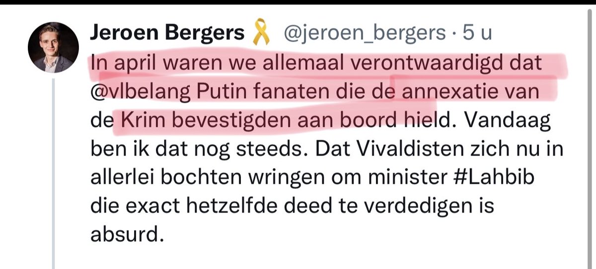 HelgaClub's tweet photo. @jeroen_bergers @TinneVdS Welke verontwaardiging in april?Even zoeken op naam in combin met #Putin #VlaamsBelang en #FilipDeWinter…
Ik was snel rond. #Vivaldi dat was onbegonnen werk.
Zo’n infantiele haat en nijd tegen #Bel en #Vivaldi dat je nu zelfs #VlaamsBelang voor de bus gooit #JeroenBergers #NVA🤡 https://t.co/2do3St1sSQ