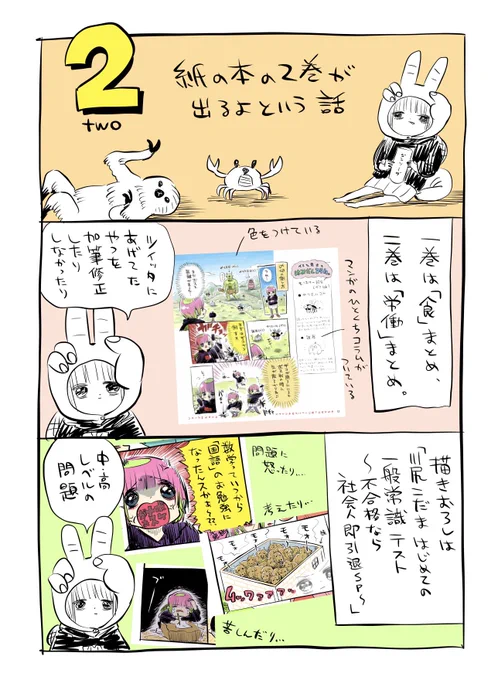 紙の本2巻が8月8日(月)に発売されるよ
毎巻カバーの装丁が変わるというチャレンジングな本だよ

あたしゃ川尻こだまだよ(2) https://t.co/i86FEolRrj 